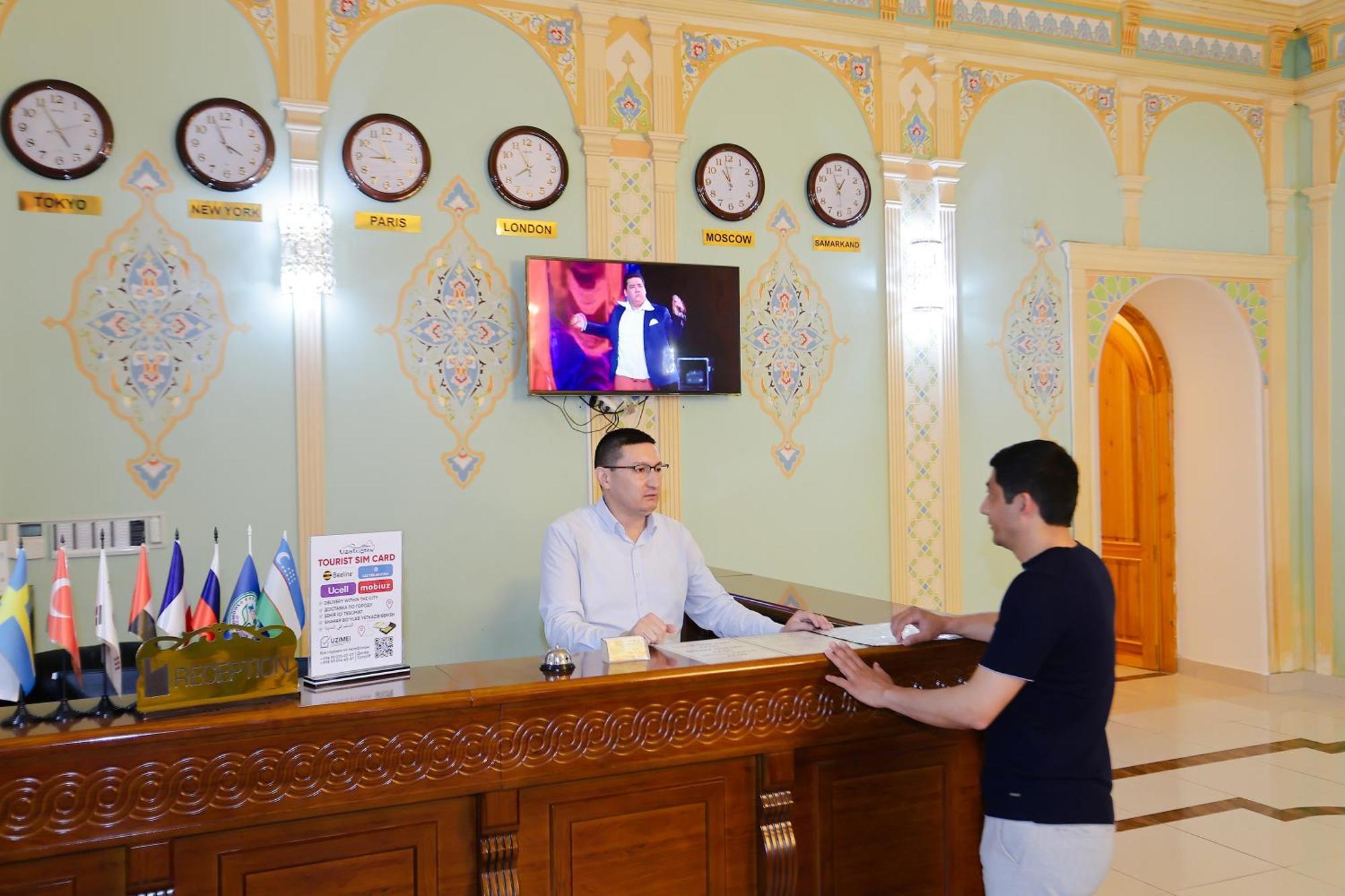 Hotel Yangi Sharq Samarkand Exteriér fotografie